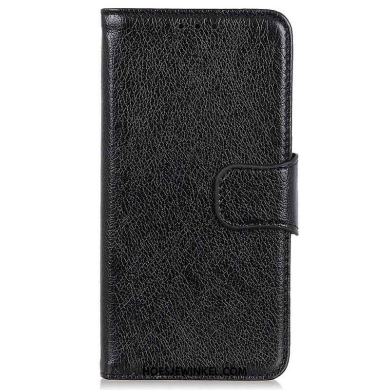 Flip Case Leren Oneplus 12r Nappatextuur