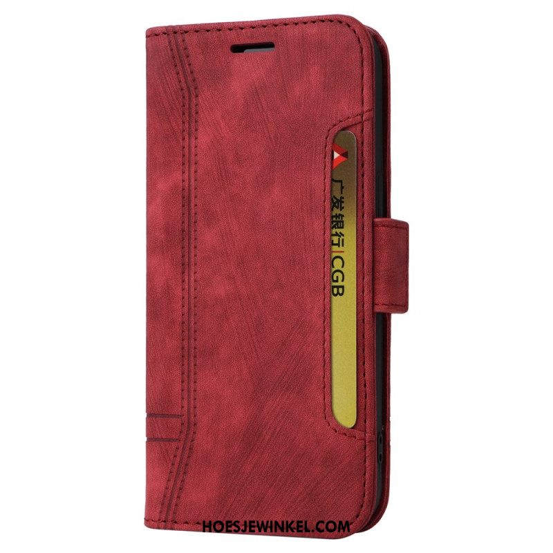 Flip Case Leren Oppo Reno 11 Pro 5g Betopnice Kaarthouder Vooraan