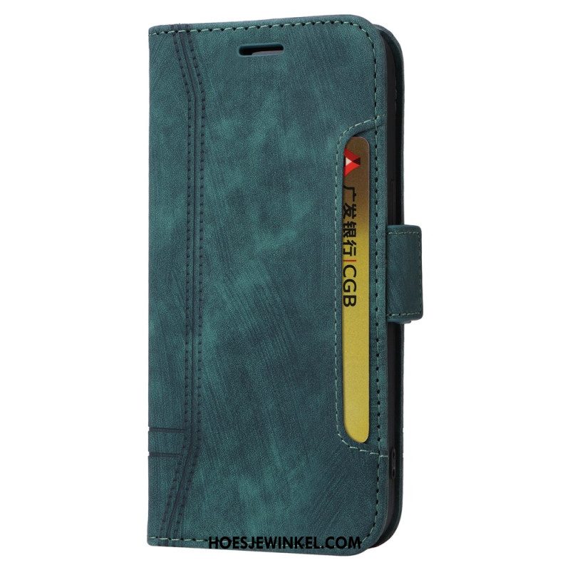 Flip Case Leren Oppo Reno 11 Pro 5g Betopnice Kaarthouder Vooraan