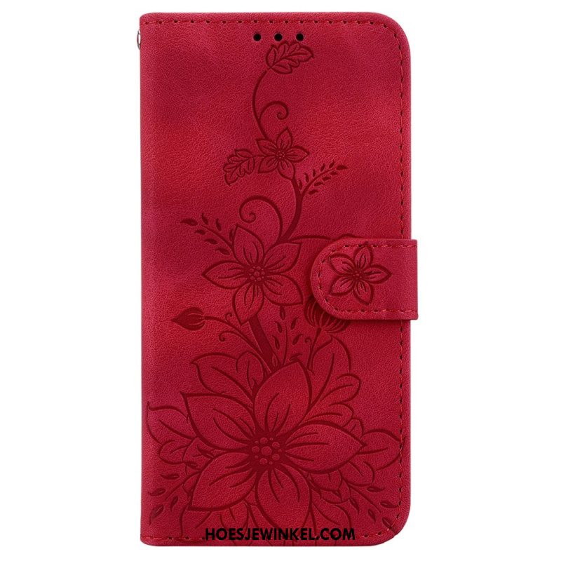 Flip Case Leren Oppo Reno 11 Pro 5g Floraliën