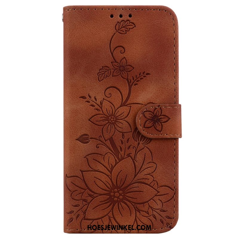 Flip Case Leren Oppo Reno 11 Pro 5g Floraliën