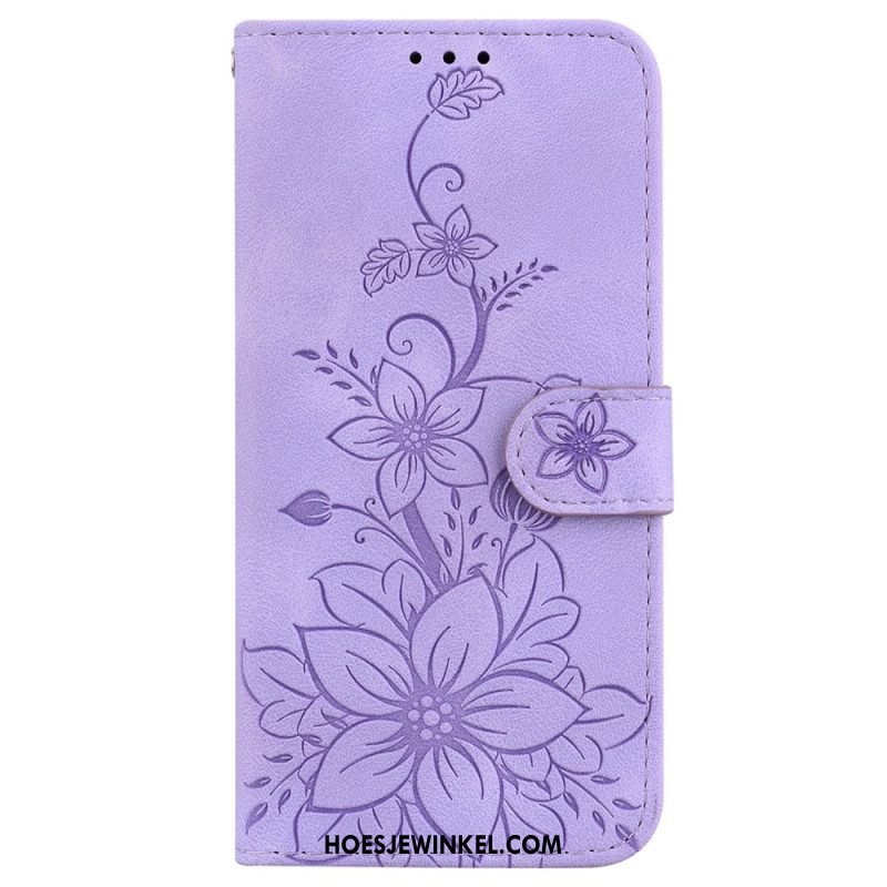 Flip Case Leren Oppo Reno 11 Pro 5g Floraliën