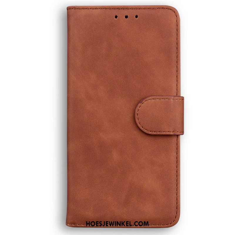 Flip Case Leren Oppo Reno 11f 5g Mat Leerstijl