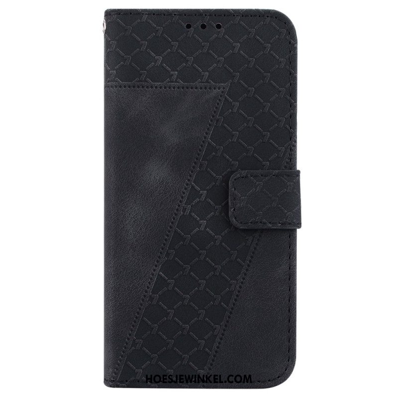 Flip Case Leren Samsung Galaxy A15 Uitvoering 7 Met Riem