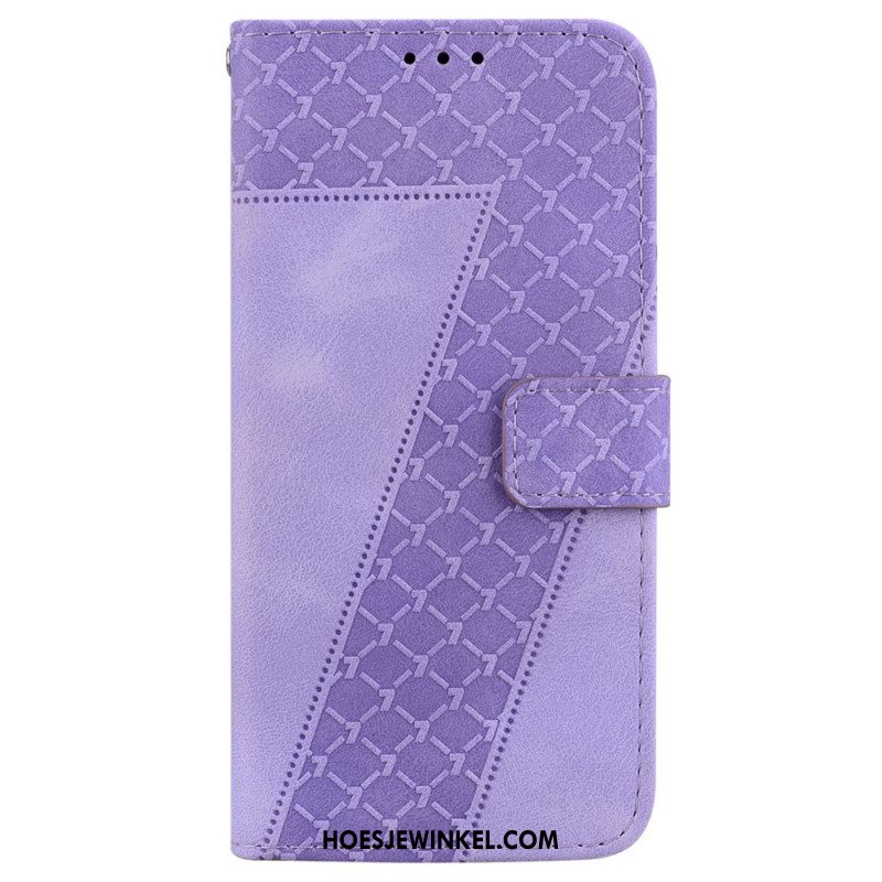 Flip Case Leren Samsung Galaxy A15 Uitvoering 7 Met Riem