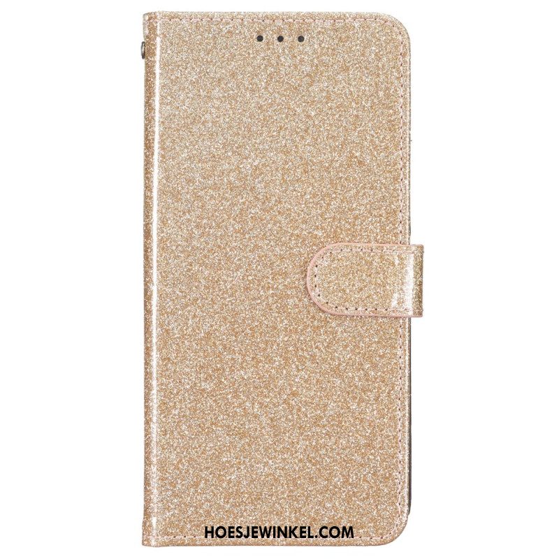 Flip Case Leren Samsung Galaxy A16 5g Glitters