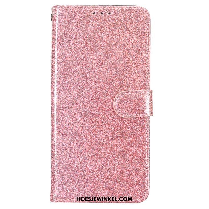 Flip Case Leren Samsung Galaxy A16 5g Glitters