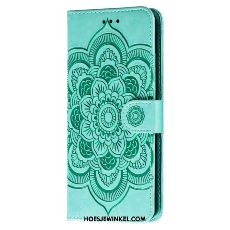 Flip Case Leren Samsung Galaxy A16 5g Mandala-bandpatroon