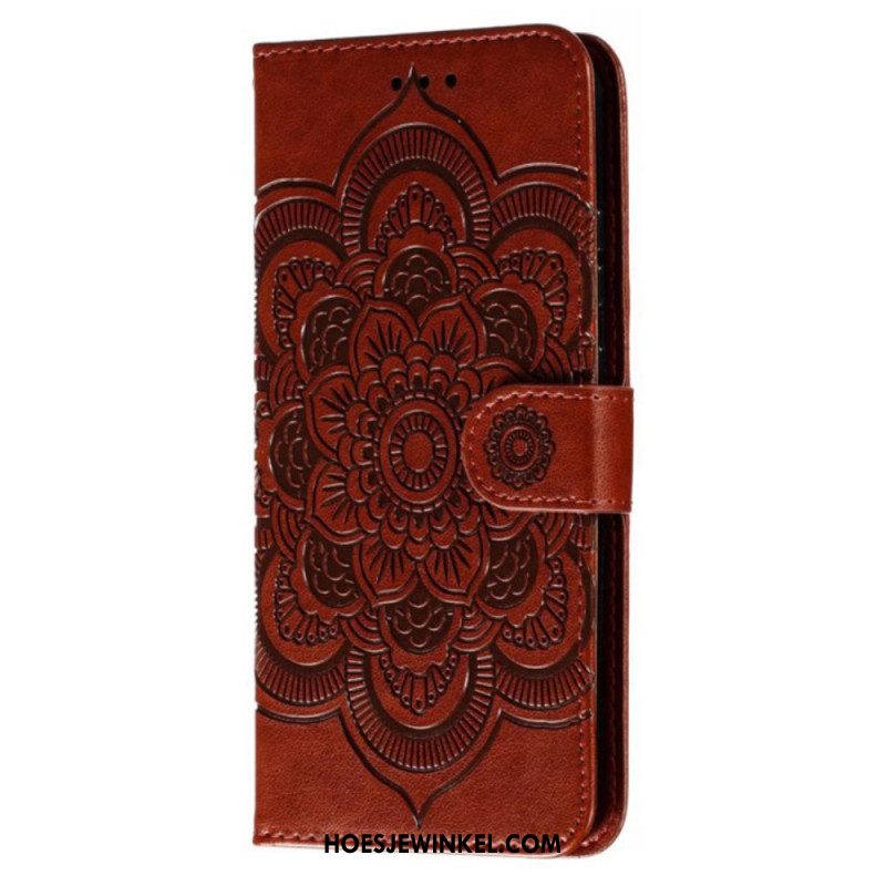 Flip Case Leren Samsung Galaxy A16 5g Mandala-bandpatroon