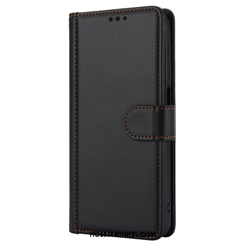 Flip Case Leren Samsung Galaxy A16 5g Portemonnee Met Riempje