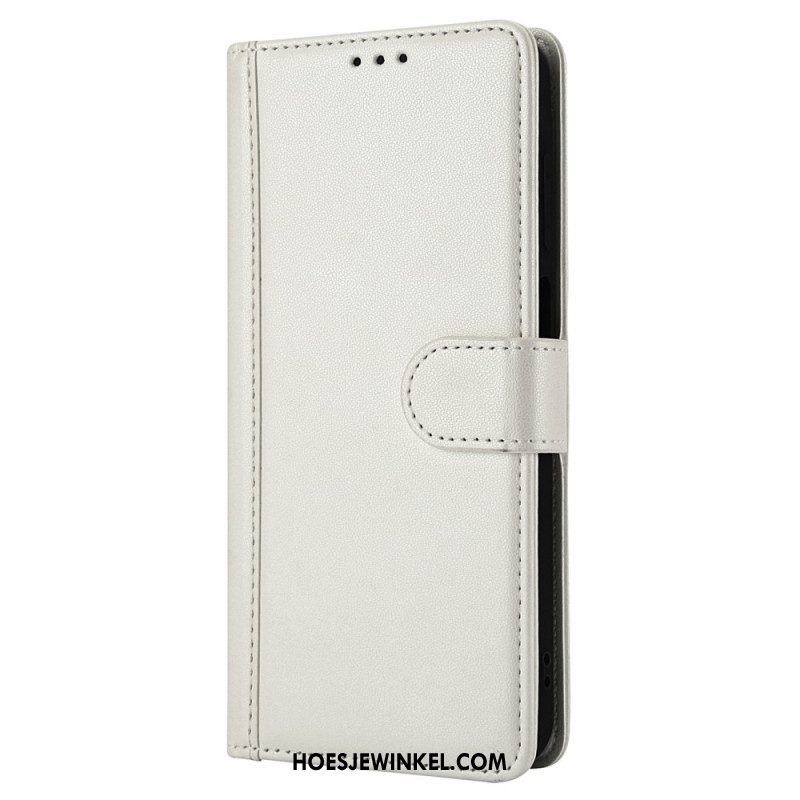 Flip Case Leren Samsung Galaxy A16 5g Portemonnee Met Riempje