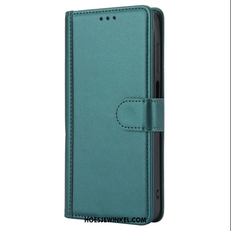 Flip Case Leren Samsung Galaxy A16 5g Portemonnee Met Riempje