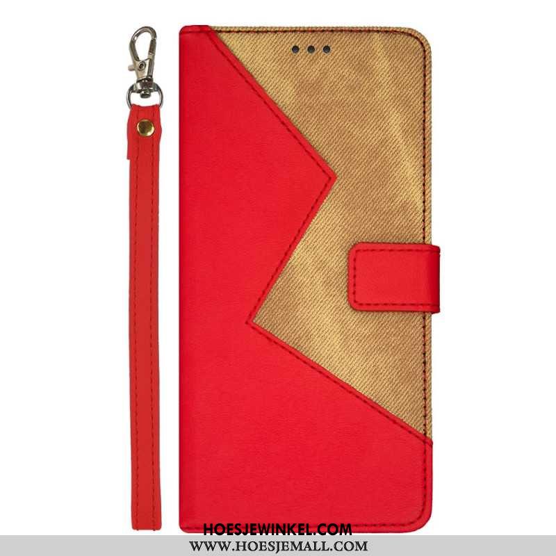 Flip Case Leren Samsung Galaxy A55 5g Idewei