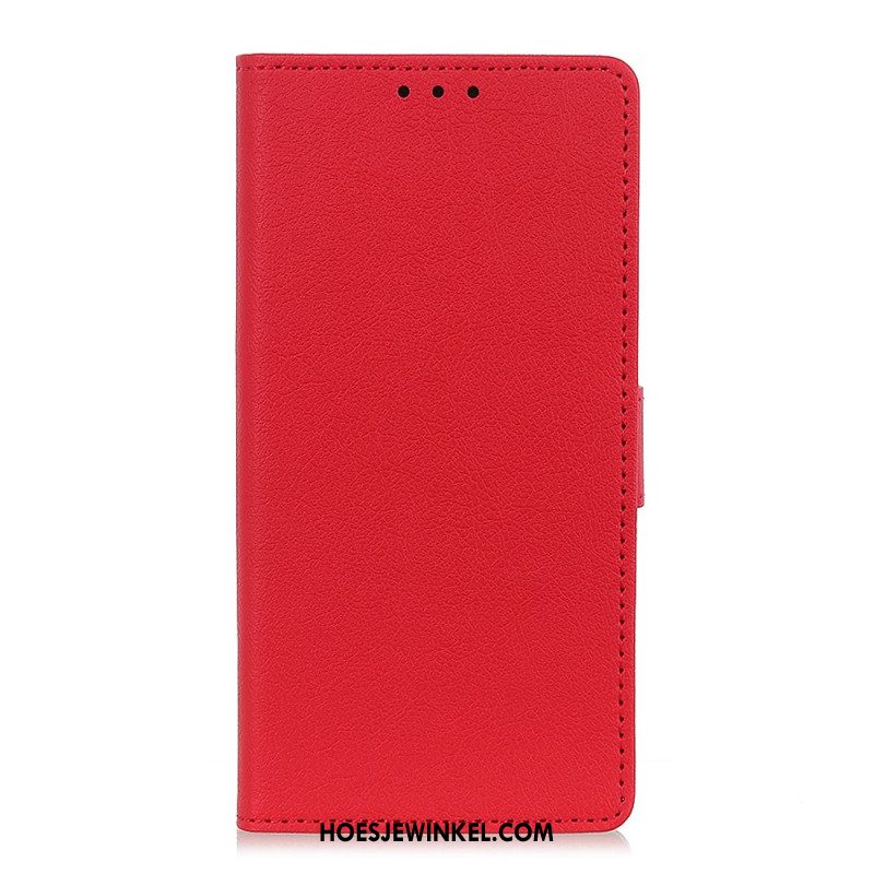 Flip Case Leren Samsung Galaxy S24 Fe Klassiek