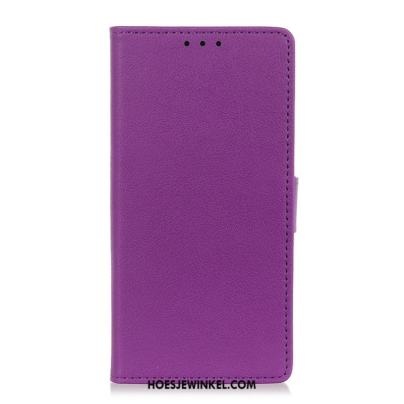 Flip Case Leren Samsung Galaxy S24 Fe Klassiek