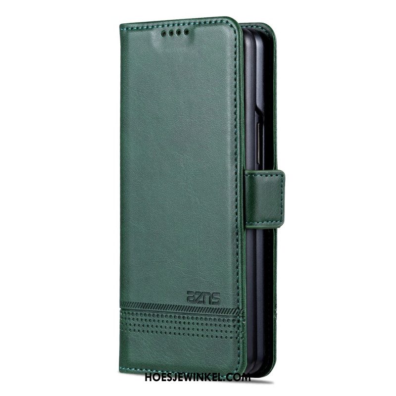 Flip Case Leren Samsung Galaxy Z Fold 5 Azns