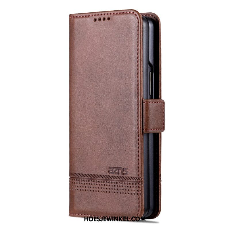 Flip Case Leren Samsung Galaxy Z Fold 5 Azns