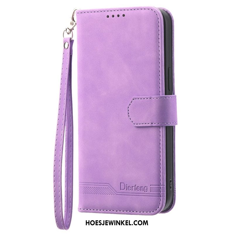 Flip Case Leren Samsung Galaxy Z Fold 6 Dierfeng