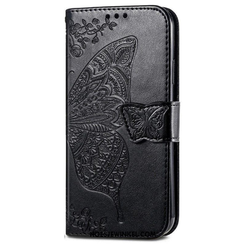 Flip Case Leren Sony Xperia 1 Vi Barokvlinder