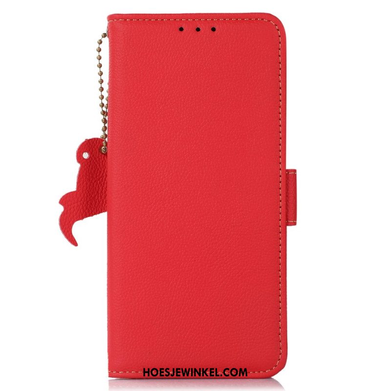 Flip Case Leren Sony Xperia 10 Vi Rfid-blokkeersleutelhanger