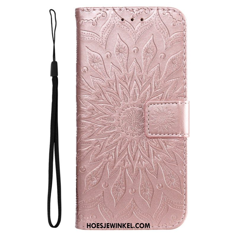 Flip Case Leren Xiaomi 14 Ultra Mandala Met Bandje