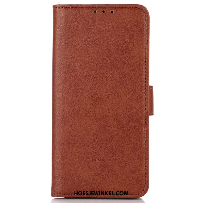 Flip Case Leren Xiaomi Redmi Note 13 4g Ledereffect