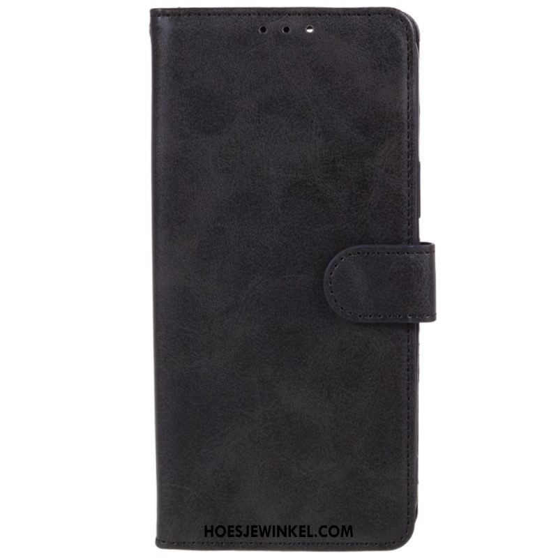 Flip Case Leren Xiaomi Redmi Note 13 5g Ledereffect Met Riem