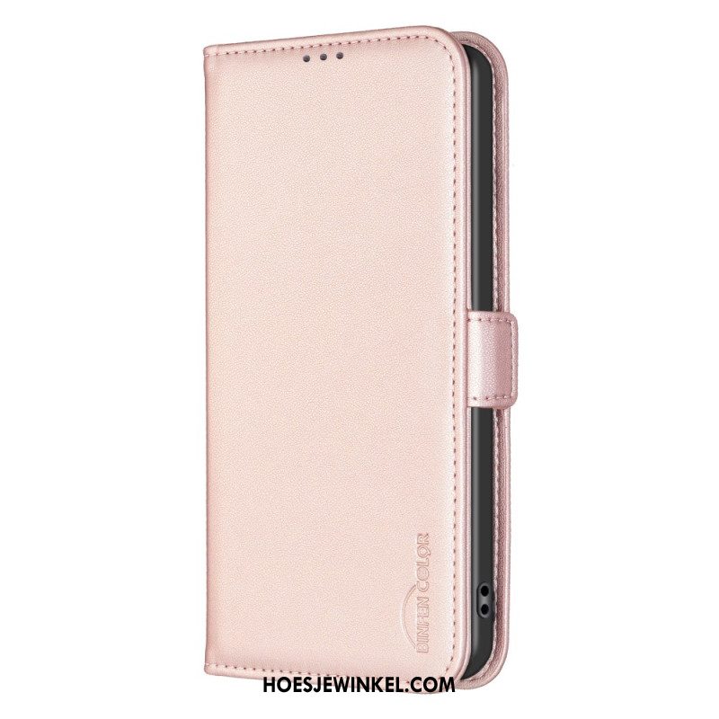 Flip Case Leren Xiaomi Redmi Note 13 Pro Plus 5g Binfen Kleur