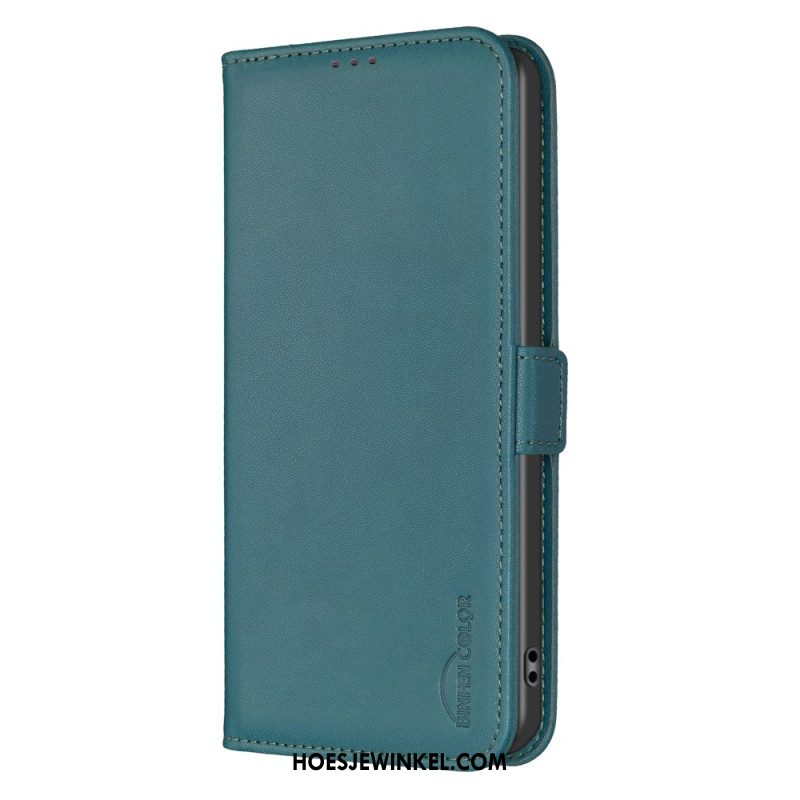 Flip Case Leren Xiaomi Redmi Note 13 Pro Plus 5g Binfen Kleur