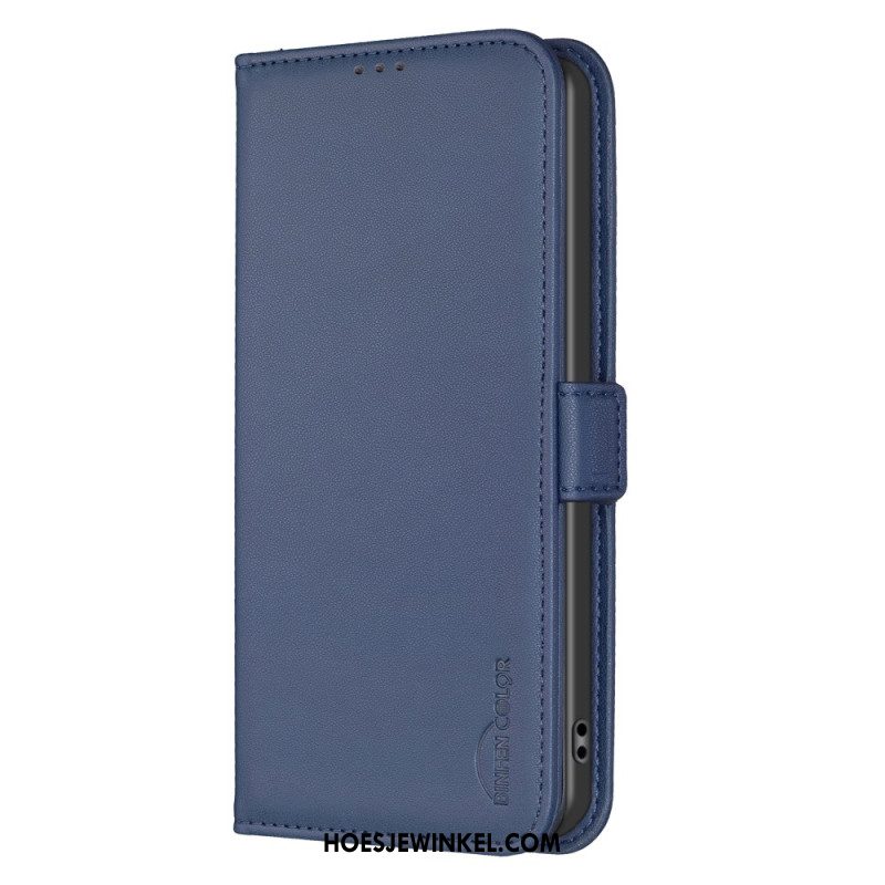 Flip Case Leren Xiaomi Redmi Note 13 Pro Plus 5g Binfen Kleur