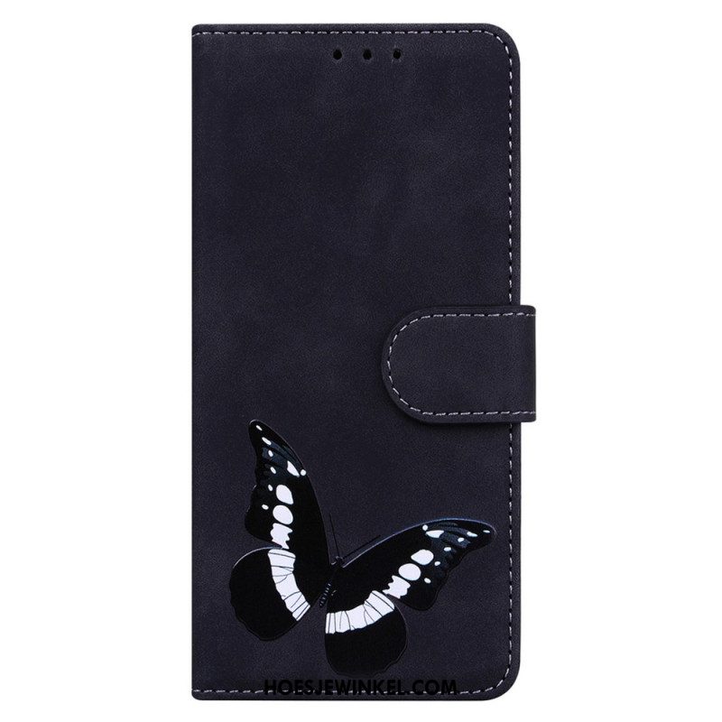 Flip Case Leren Xiaomi Redmi Note 13 Pro Plus 5g Vlinder