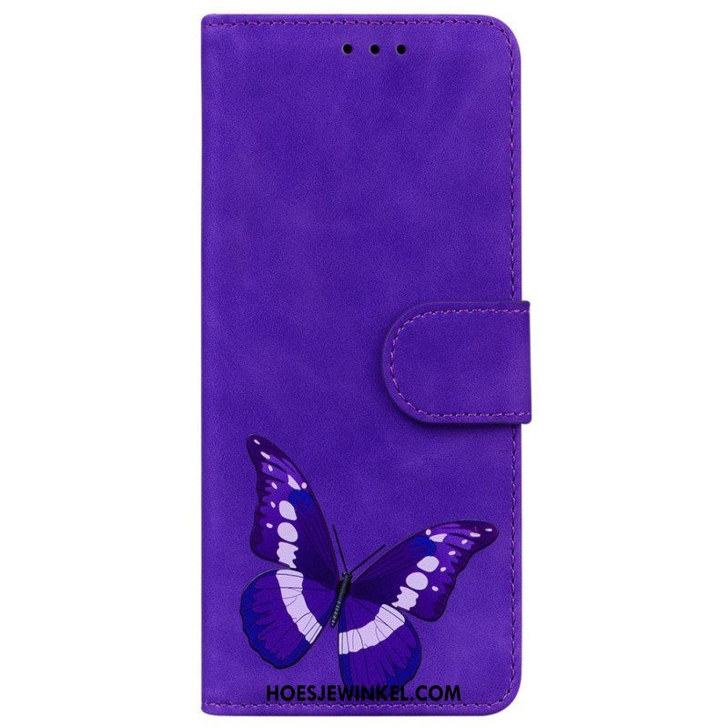 Flip Case voor Moto G73 5G Vlinder Ontwerp