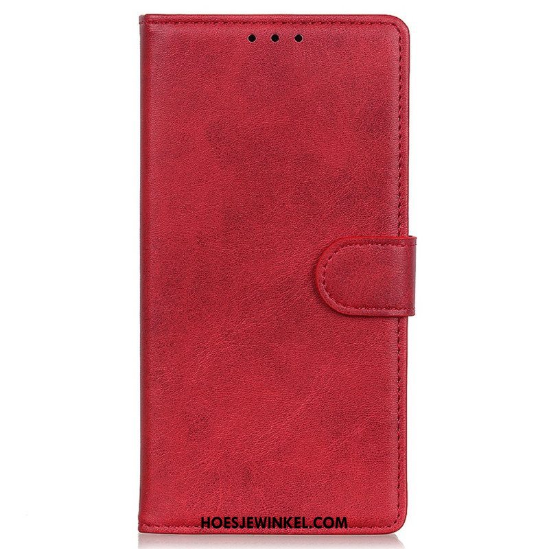 Flip Case voor OnePlus Nord CE 3 Lite 5G Mat Kunstleer