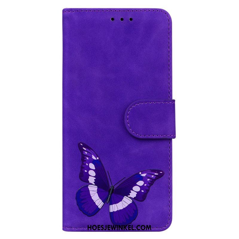 Flip Case voor Samsung Galaxy A14 / A14 5G Vlinder Ontwerp