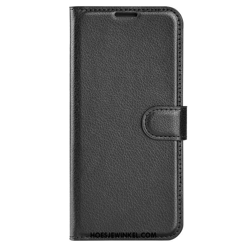 Flip Case voor Samsung Galaxy M33 5G Lychee Lederen Stijl