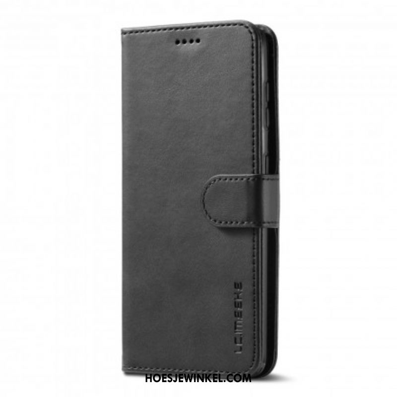 Flip Case voor Samsung Galaxy S21 5G Lc.imeeke Ledereffect