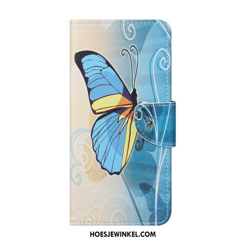 Flip Case voor Samsung Galaxy S21 FE Vlinders