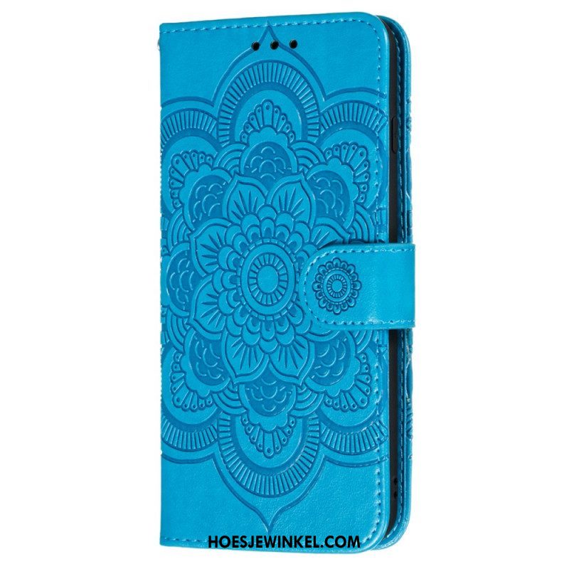 Flip Case voor Samsung Galaxy S22 5G Volledige Mandala