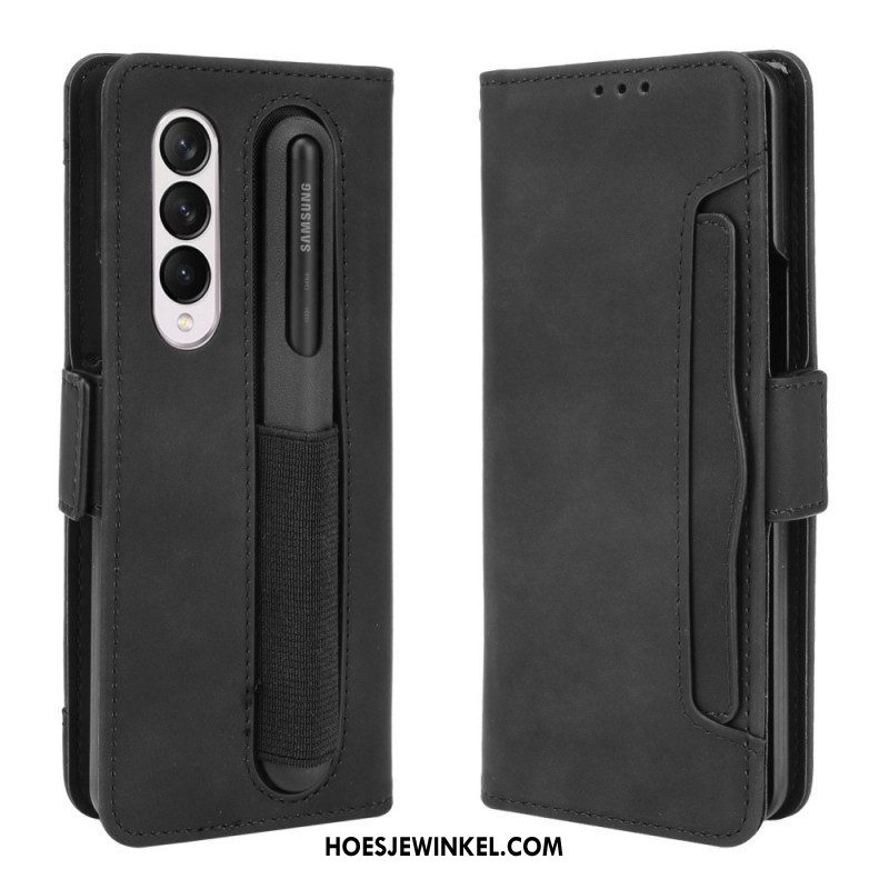 Flip Case voor Samsung Galaxy Z Fold 3 5G Eersteklas Stylushouder