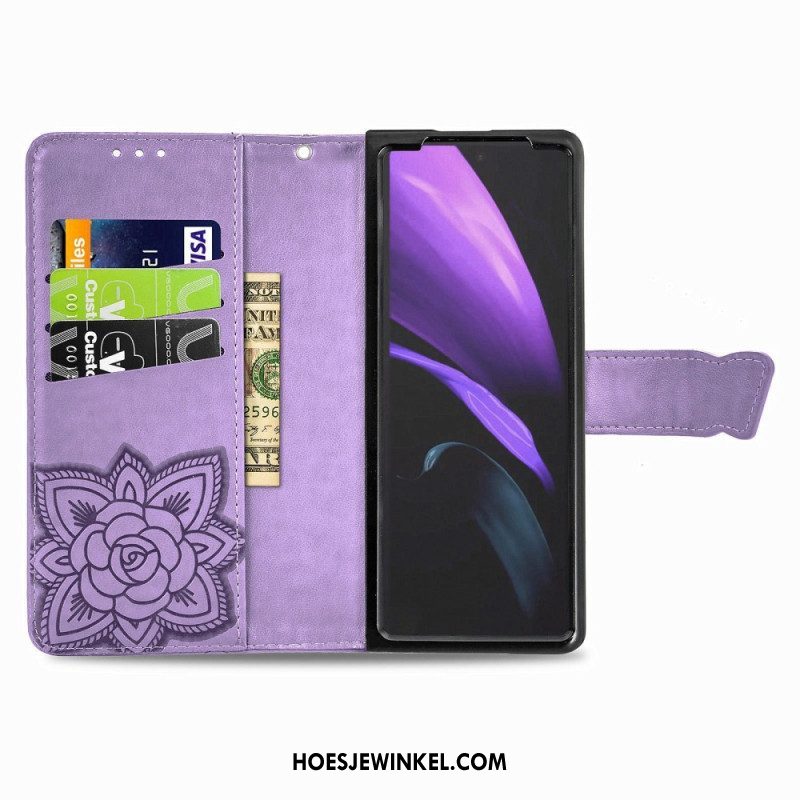 Flip Case voor Samsung Galaxy Z Fold 4 Gigantische Vlinder