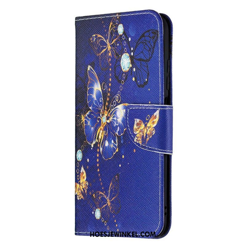 Flip Case voor Xiaomi Redmi Note 10 5G Ongelooflijke Vlinders