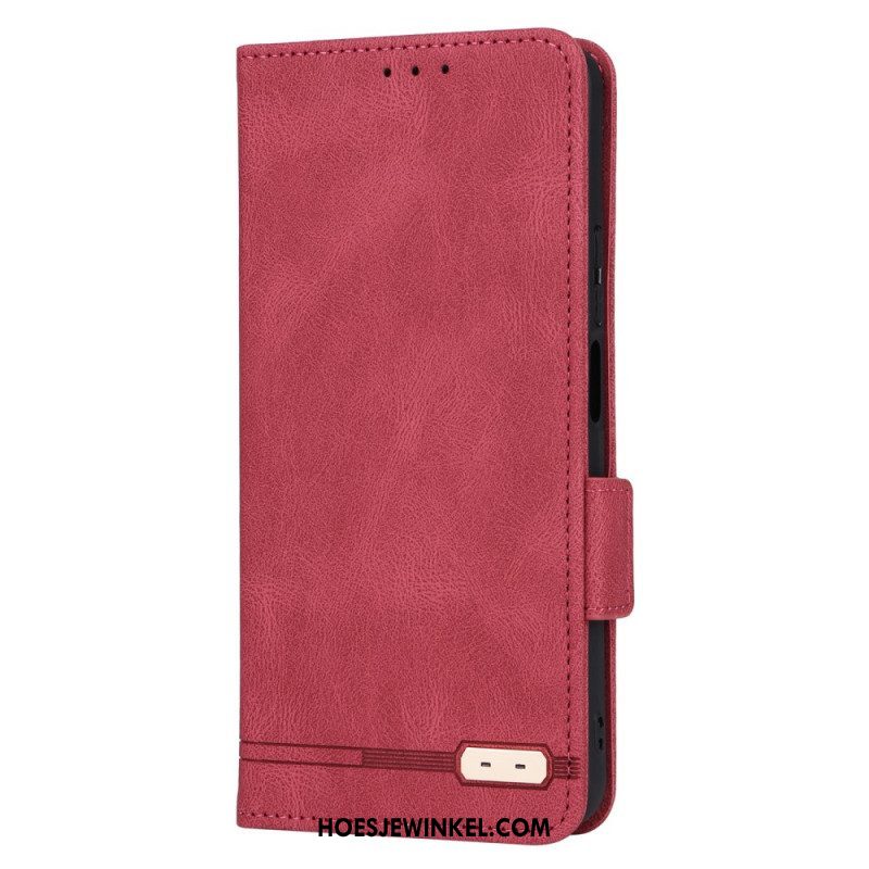 Flip Case voor Xiaomi Redmi Note 11 Pro Plus 5G Leren Styling