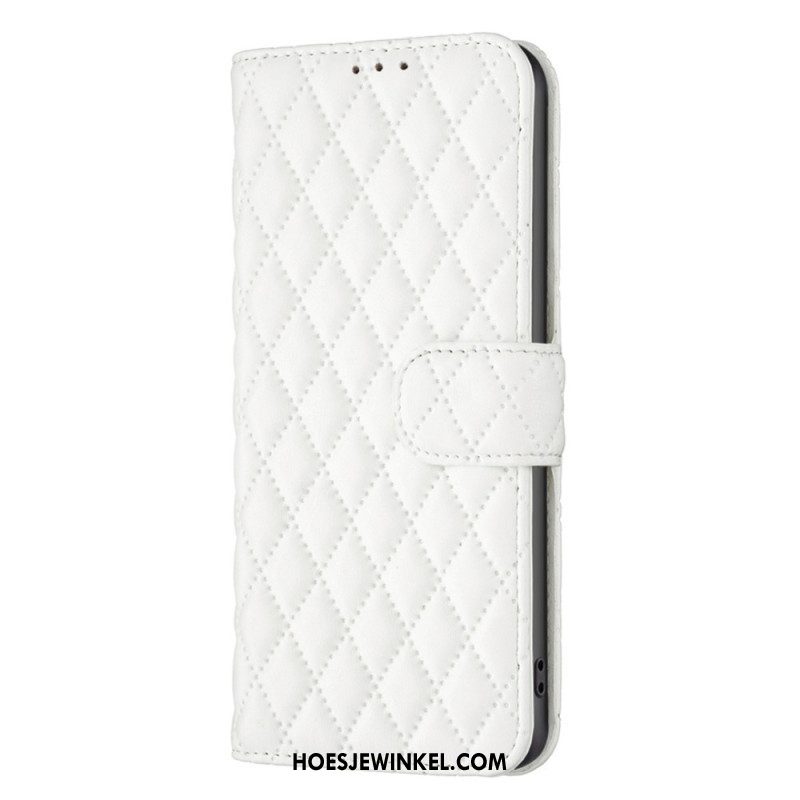 Flip Case voor iPhone 15 Plus Gewatteerd