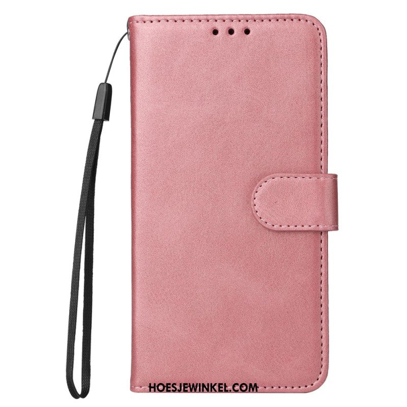 Folio-hoesje Huawei Nova 12s Effen Met Riem