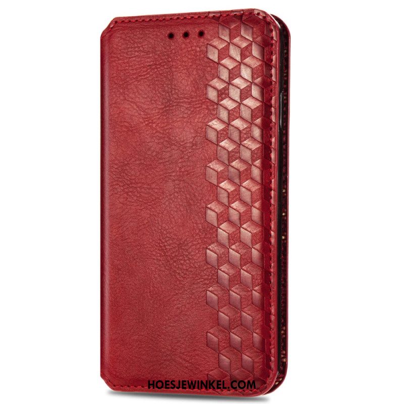 Folio-hoesje Huawei Pura 70 Diamantfrise Met Suèdeeffect