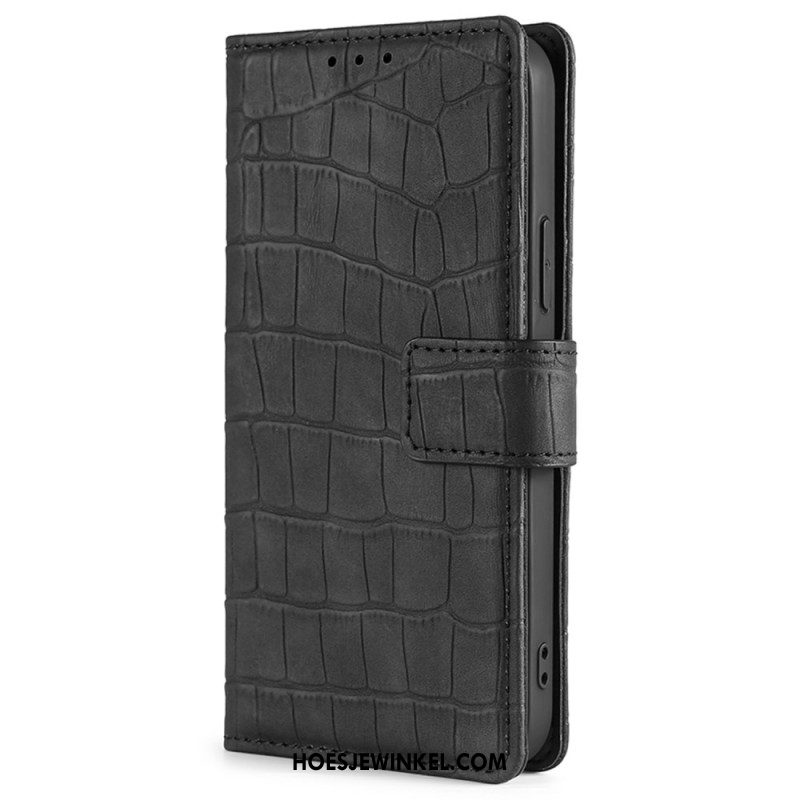 Folio-hoesje Huawei Pura 70 Telefoonhoesje Krokodilstijl