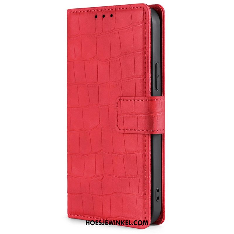 Folio-hoesje Huawei Pura 70 Telefoonhoesje Krokodilstijl