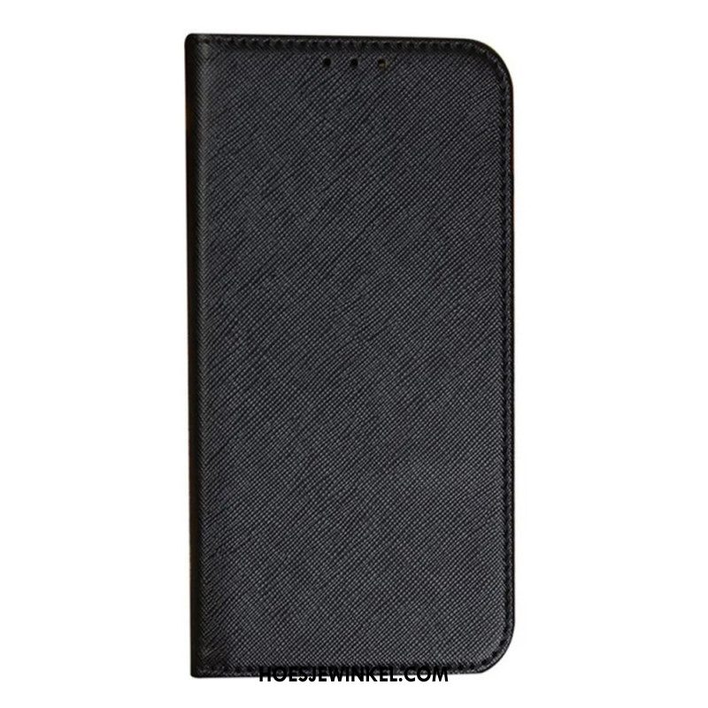 Folio-hoesje Oneplus 12 5g Kruistextuur Bescherming Hoesje