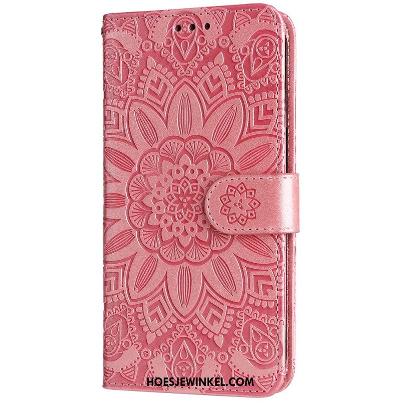 Folio-hoesje Oneplus 12r Prachtige Mandala Met Riem