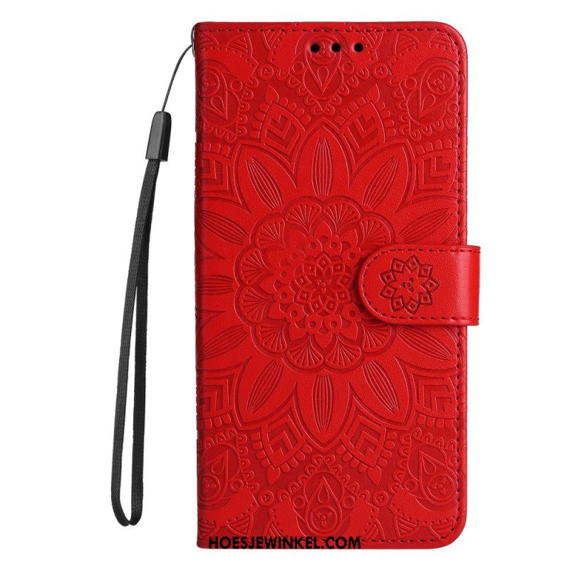 Folio-hoesje Oppo A98 5g Telefoonhoesje Zonnebloempatroon